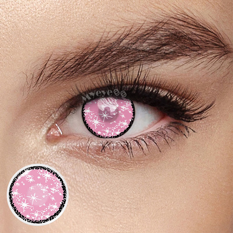MYEYEBB Blind Coral Cosplay Colored Contact Lenses-MYEYEBB