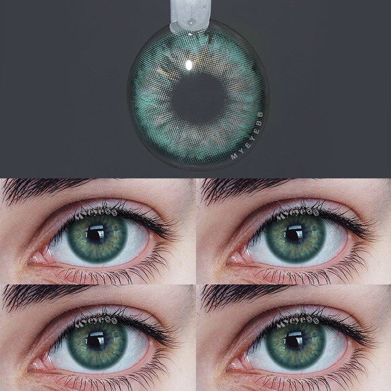 MYEYEBB Aegean Sea II Green Colored Contact Lenses
