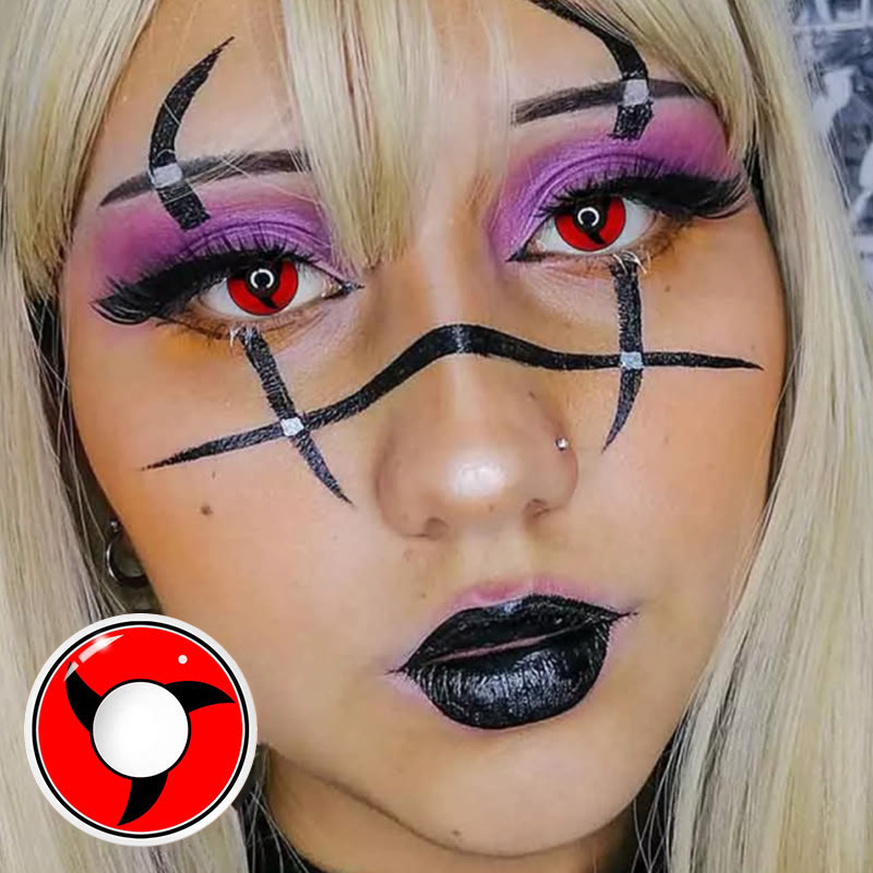 MYEYEBB Sharingan Cosplay Colored Contact Lenses-MYEYEBB
