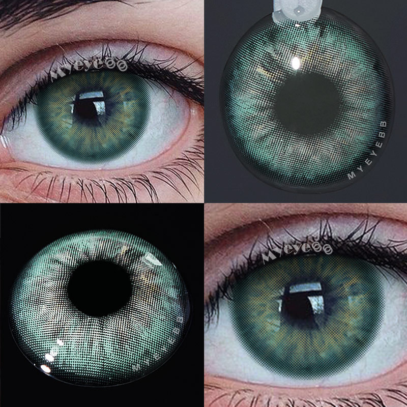 MYEYEBB Aegean Sea II Green Colored Contact Lenses