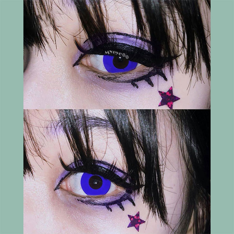 MYEYEBB Violet Block Cosplay Colored Contact Lenses-MYEYEBB