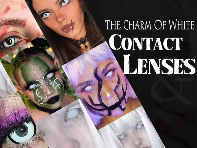 The Charm Of White Contact Lenses-MYEYEBB