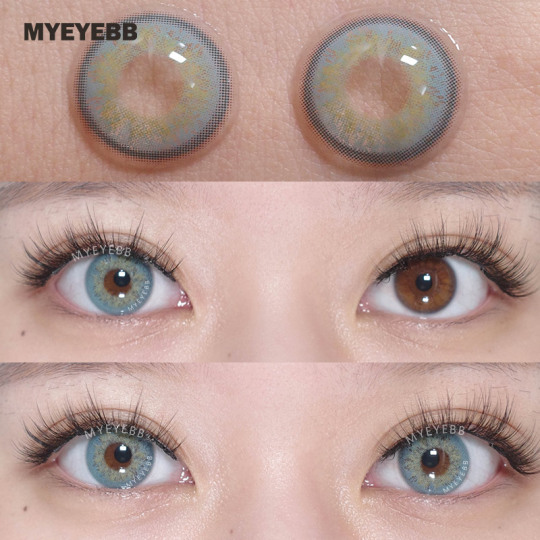 Myeyebb Russian Girl Blue Prescription Colored Contact Lenses 6114