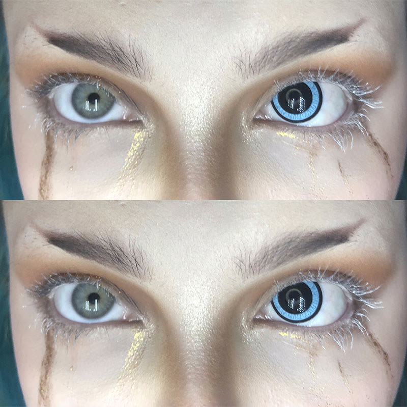 MYEYEBB Nebulos Blue Cosplay Colored Contact Lenses-MYEYEBB