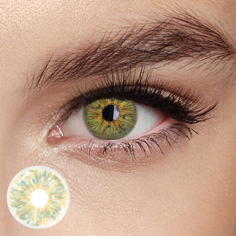 MYEYEBB Monet Green Colored Contact Lenses