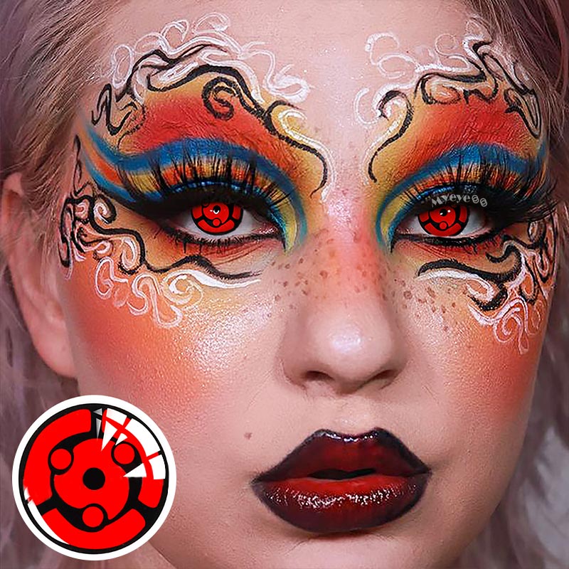MYEYEBB Blind Syaringan Cosplay Colored Contact Lenses-MYEYEBB