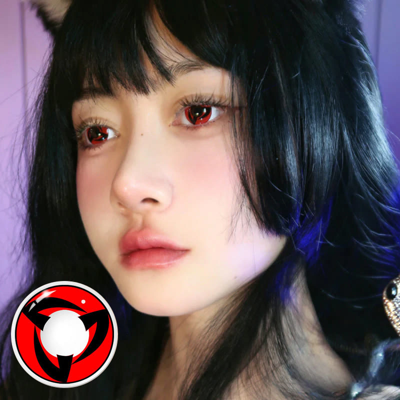 MYEYEBB Mangekyo Cosplay Colored Contact Lenses-MYEYEBB