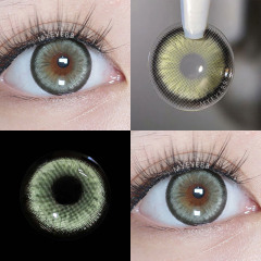 MYEYEBB Norko Green Prescription Colored Contact Lenses