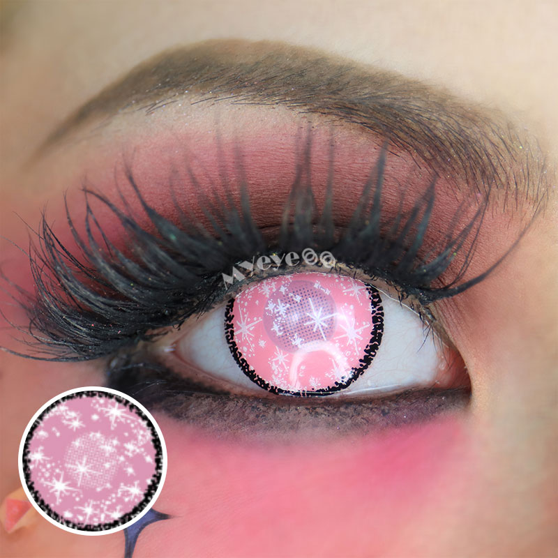 MYEYEBB Blind Coral Cosplay Colored Contact Lenses-MYEYEBB