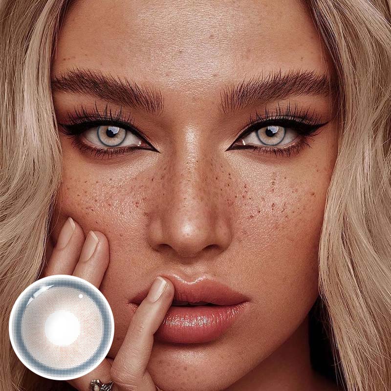 MYEYEBB Genshin Moon Grey Colored Contact Lenses