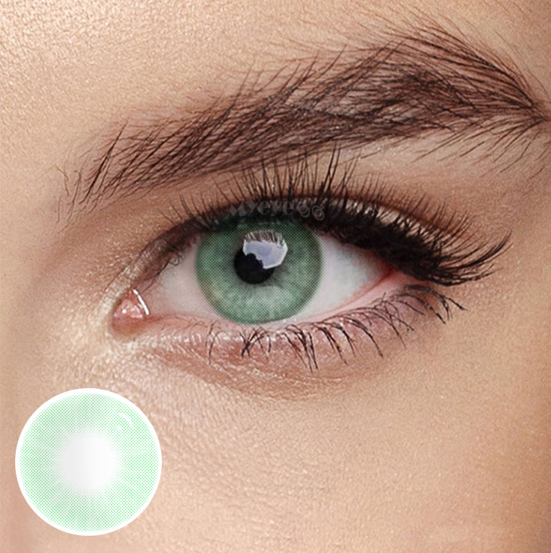 MYEYEBB Hidrocor II Verde Colored Contact Lenses