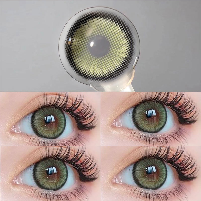 MYEYEBB Norko Green Colored Contact Lenses