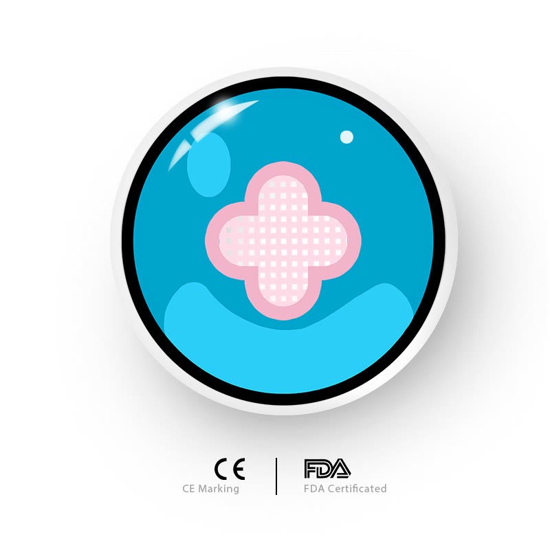 MYEYEBB Blind Hibana Blue Cosplay Colored Contact Lenses