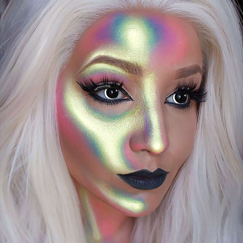 MYEYEBB Moon Star White Cosplay Colored Contact Lenses-MYEYEBB