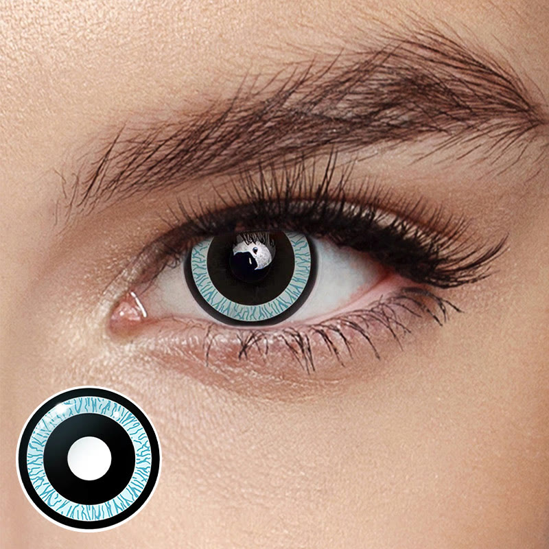 MYEYEBB Nebulos Blue Cosplay Colored Contact Lenses-MYEYEBB