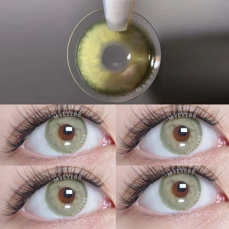 MYEYEBB Silvana Green Colored Contact Lenses-MYEYEBB