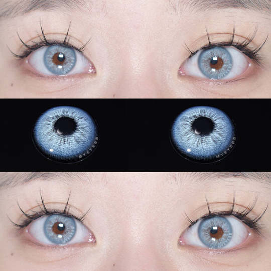 Myeyebb Unspoken Mirage Blue Colored Contact Lenses 4949