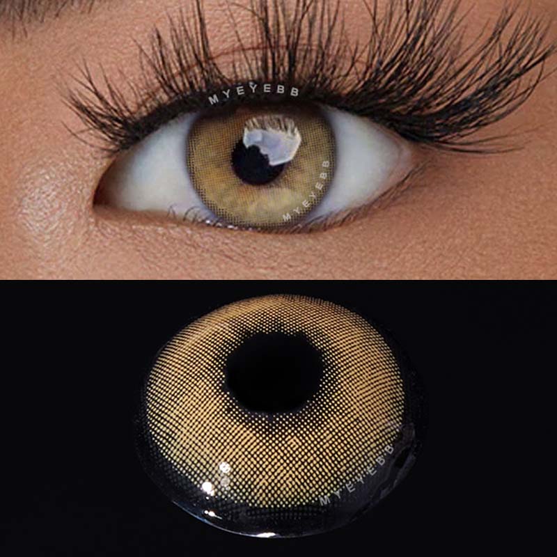 MYEYEBB Mirage Dark Brown Colored Contact Lenses-MYEYEBB