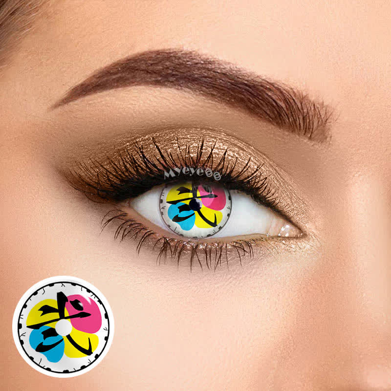 MYEYEBB Blind Douma Cosplay Colored Contact Lenses -MYEYEBB