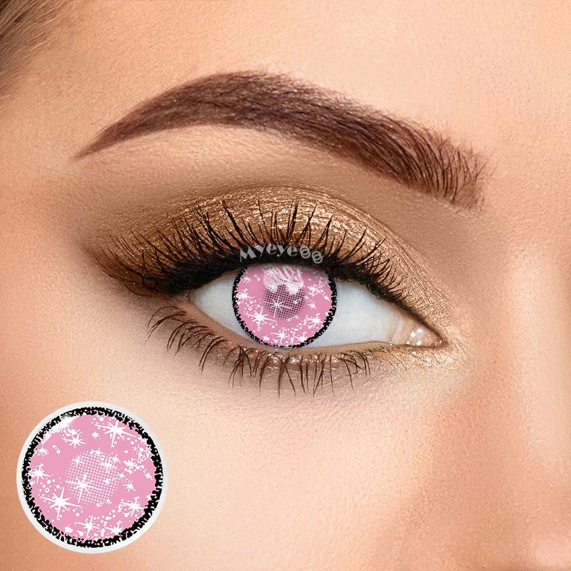 MYEYEBB Blind Coral Cosplay Colored Contact Lenses-MYEYEBB