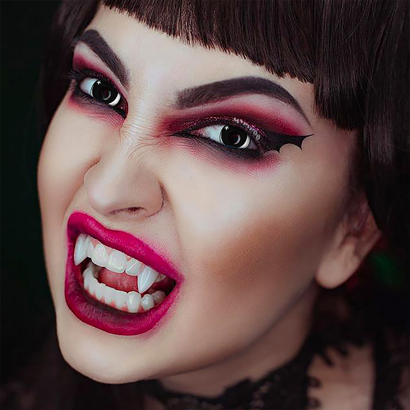 MYEYEBB Moon Star White Cosplay Colored Contact Lenses-MYEYEBB