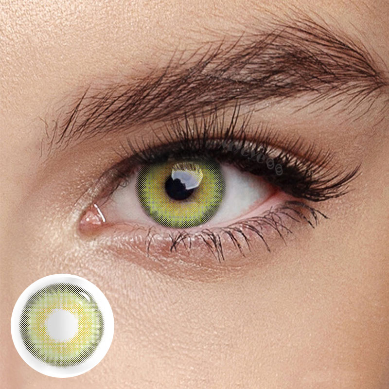 MYEYEBB Siren Green Prescription Colored Contact Lenses