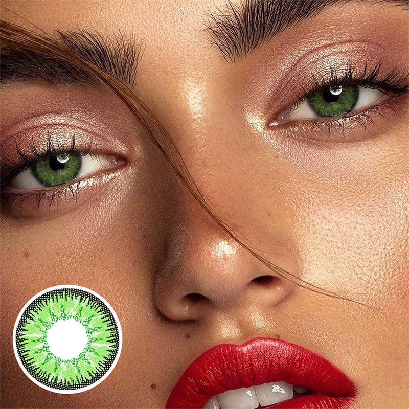 Wild Green color contact lenses