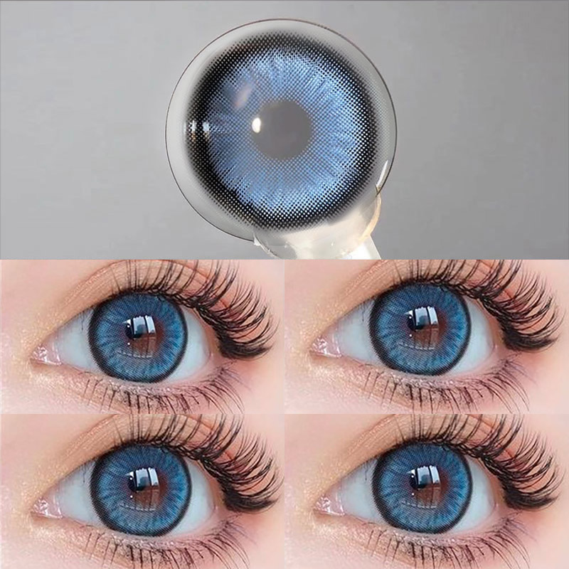 MYEYEBB Norko Blue Prescription Colored Contact Lenses