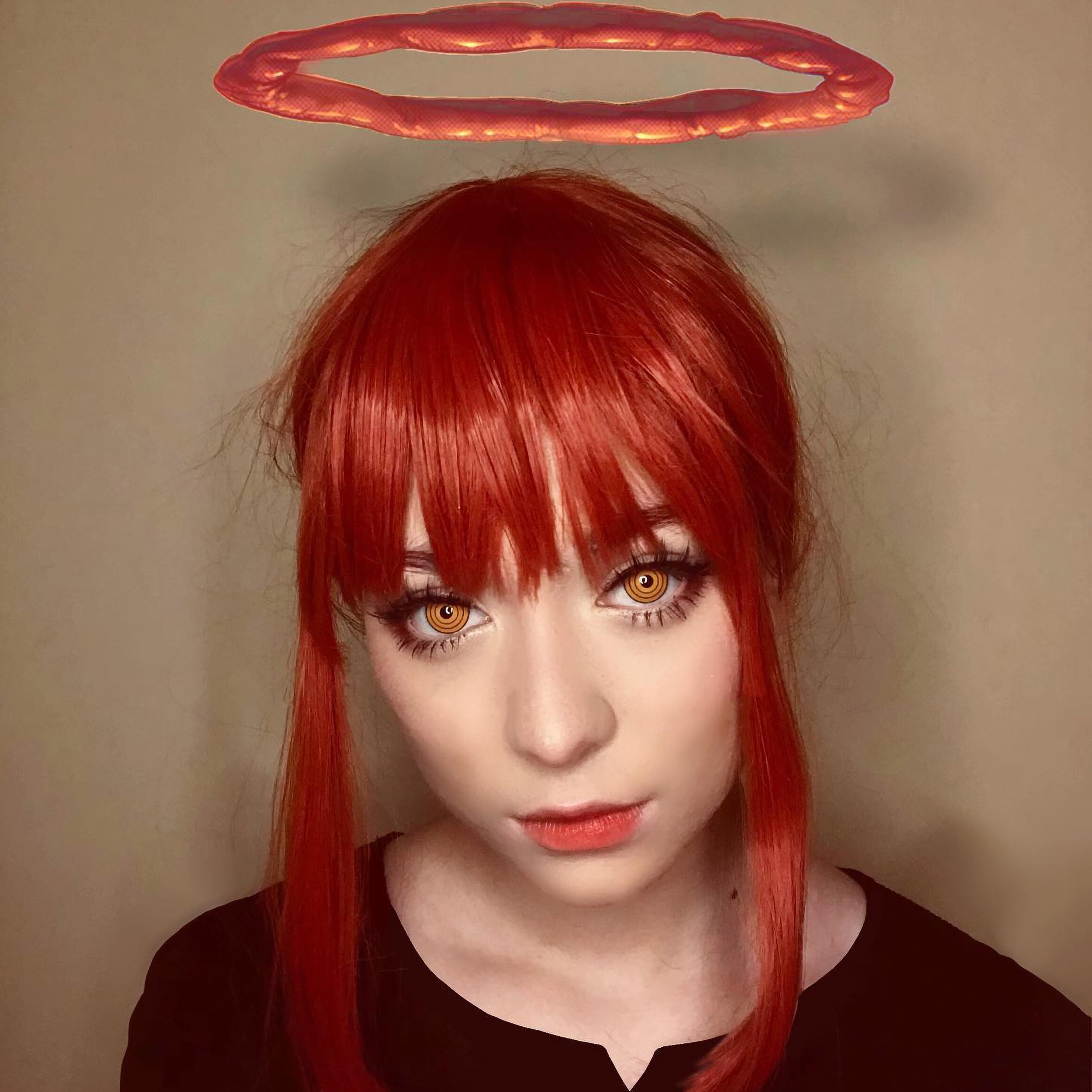 MYEYEBB Blind Makima Yellow Cosplay Colored Contact Lenses