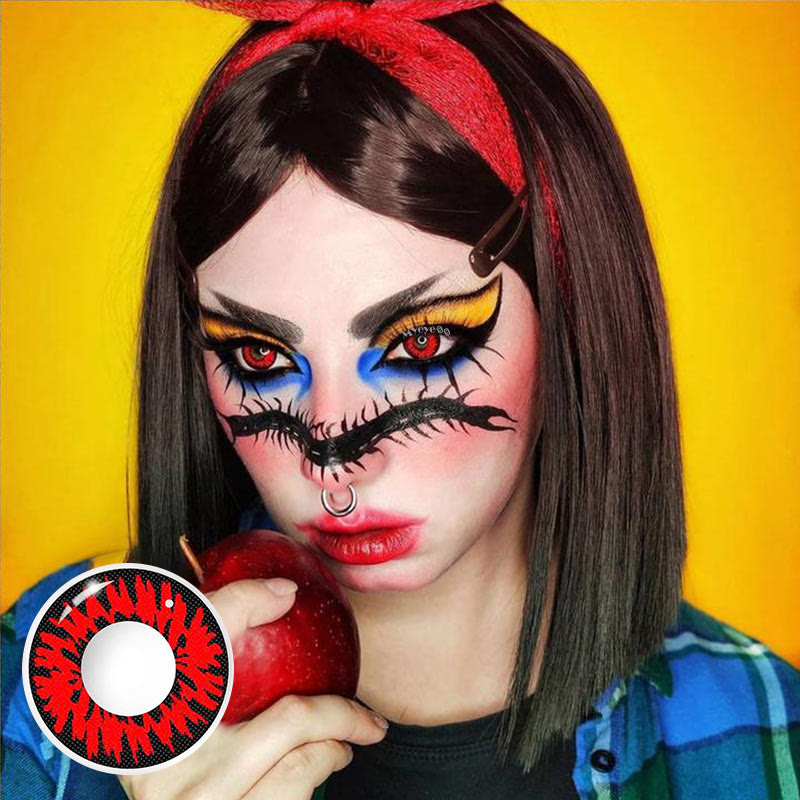 MYEYEBB Enchanted Black Cosplay Colored Contact Lenses-MYEYEBB