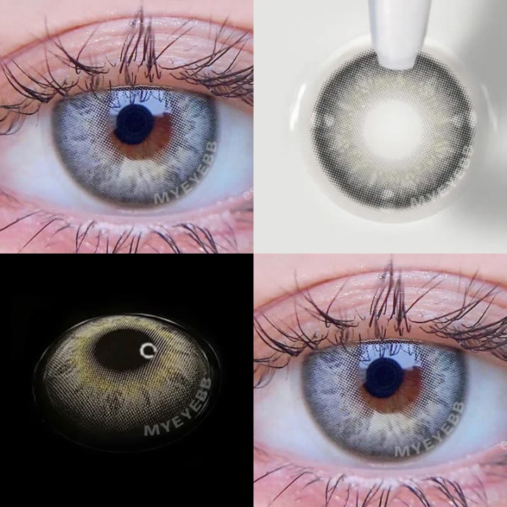 MYEYEBB Bionic Grey Colored Contact Lenses