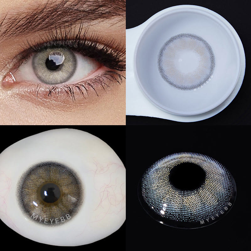 MYEYEBB Moonbeam I Grey Prescription Colored Contact Lenses
