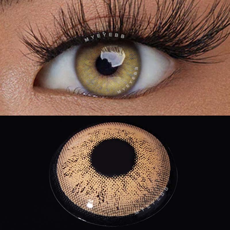 MYEYEBB Russian Brown Colored Contact Lenses-MYEYEBB