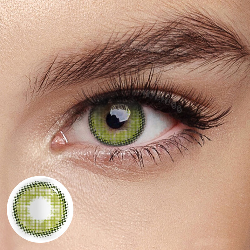 MYEYEBB Silvana Green Colored Contact Lenses