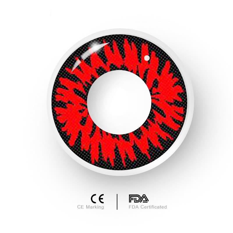 MYEYEBB Enchanted Black Cosplay Colored Contact Lenses-MYEYEBB
