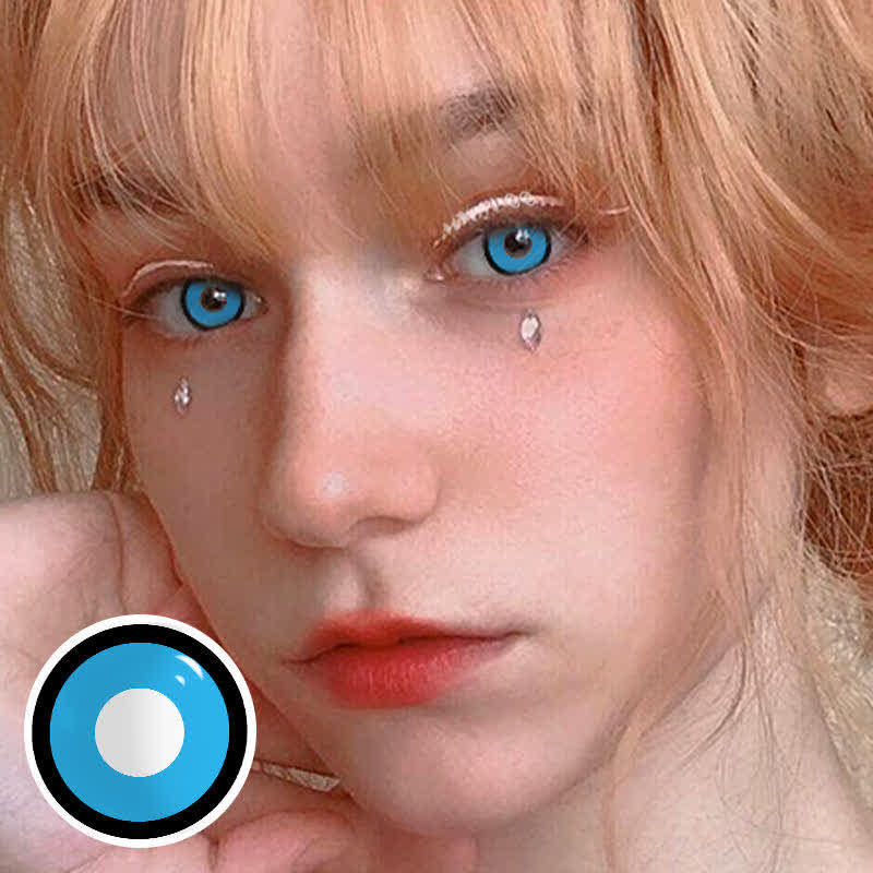MYEYEBB Block Blue Prescription Cosplay Colored Contact Lenses -MYEYEBB