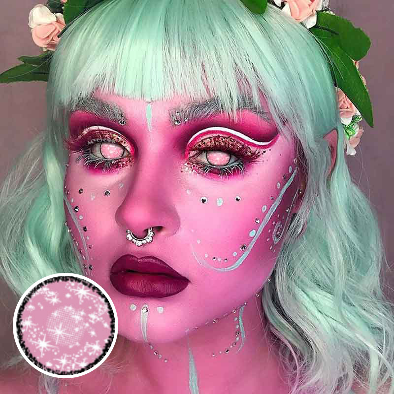 MYEYEBB Blind Coral Cosplay Colored Contact Lenses-MYEYEBB