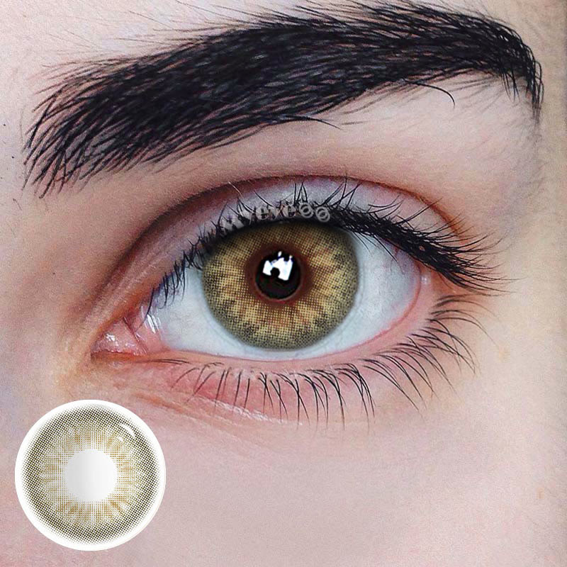 MYEYEBB DNA II Brown Men Colored Contact Lenses-MYEYEBB
