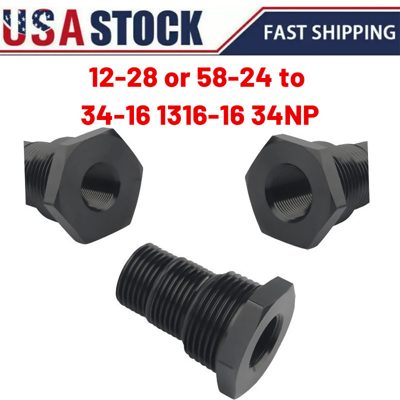 Barrel Thread Solvent Trap Oil Filter Suppressor Adapter 1/228 or 5/8