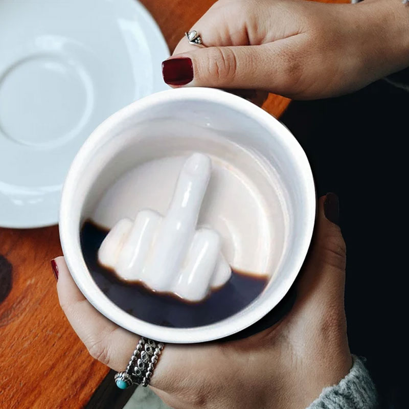 Middle Finger Coffee Mug