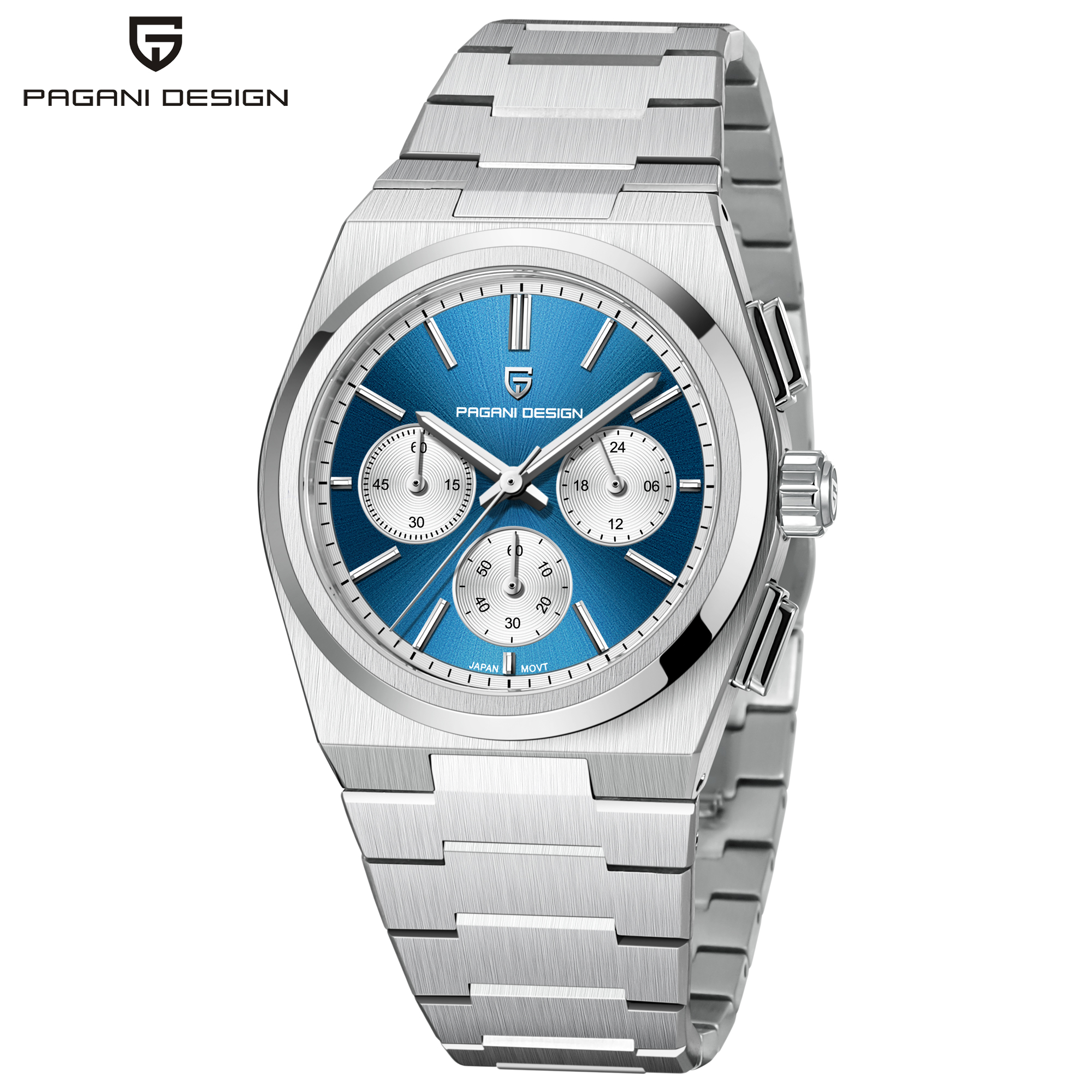 PAGANI DESIGN PD-1761 Men's quartz watch Luxury sapphire glass chronog