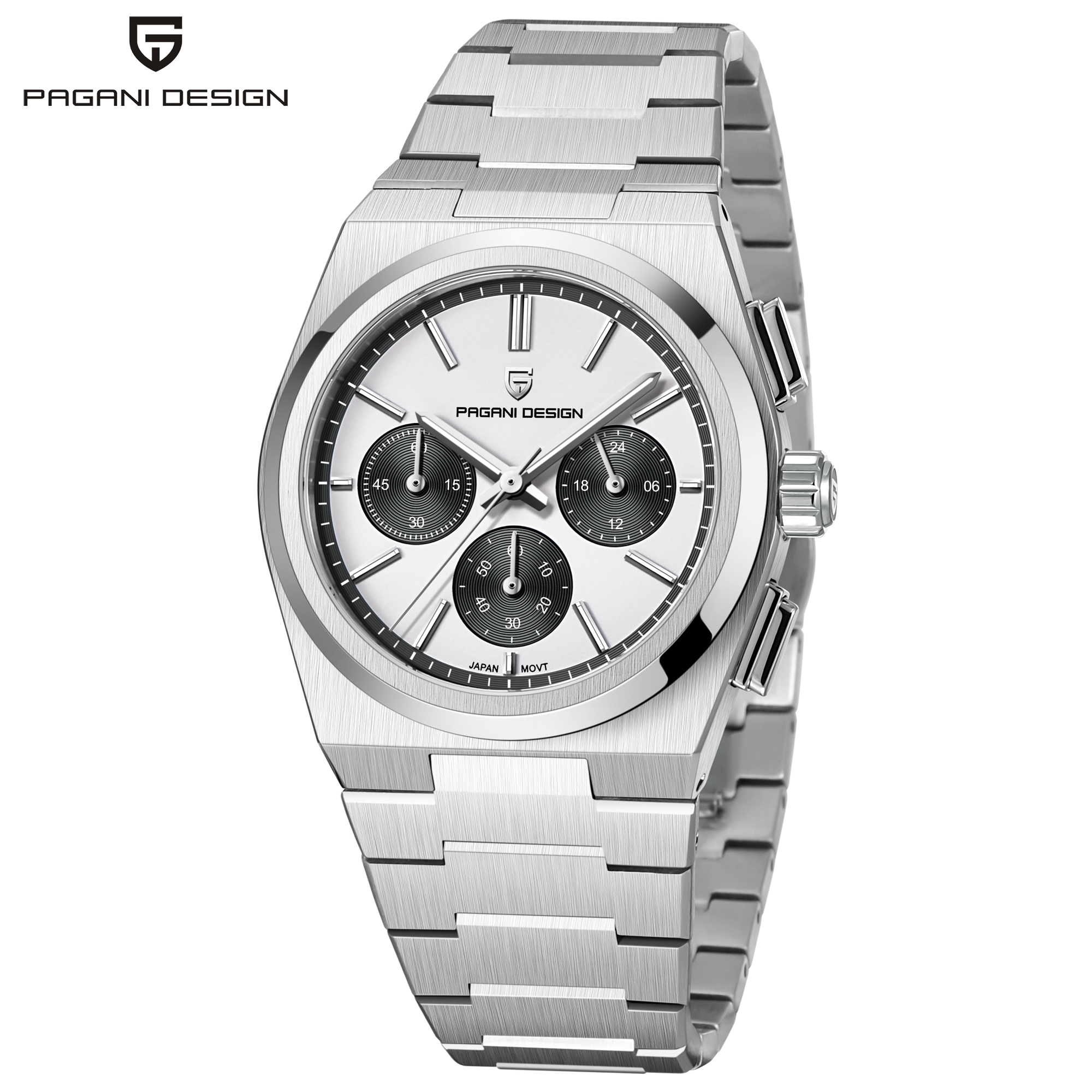 PAGANI DESIGN PD-1761 Stainless Steel Watch Ring Men's Quartz Watch Lu
