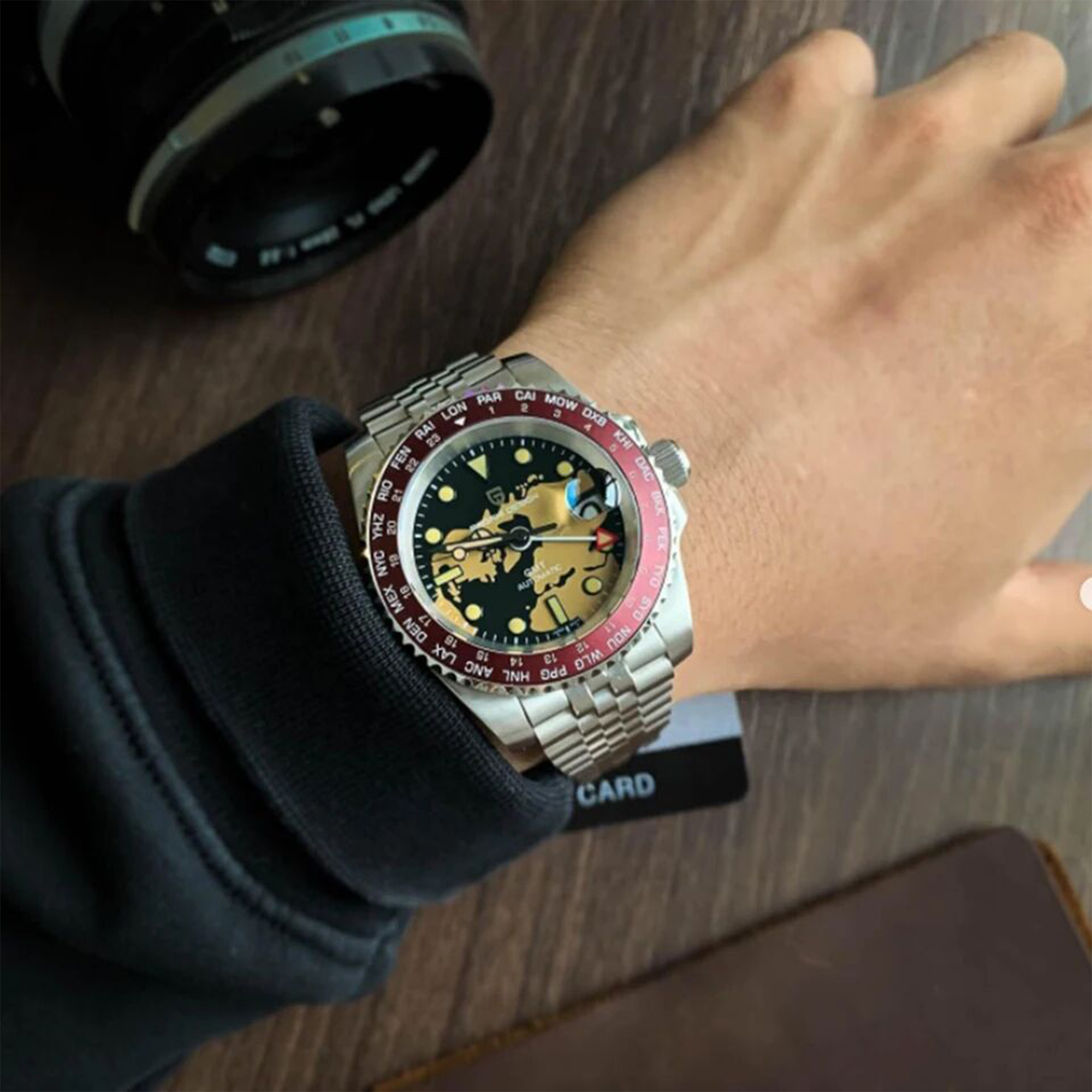 Pagani Design PD-1758 · World Time GMT Wristwatch