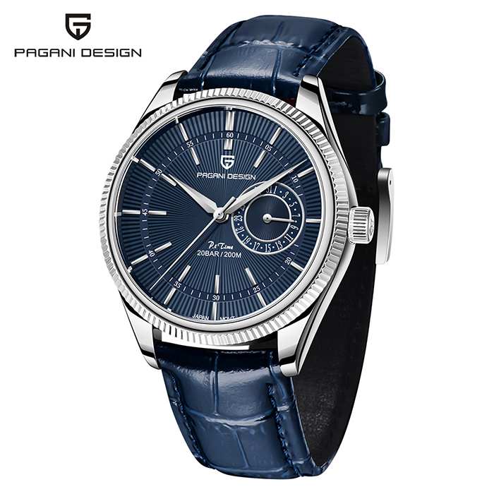 PAGANI Design Top Brand VH65 Men Quartz Watch Stainless Steel Sapphire Clock 20Bar Waterproof Men Diving Watch PD-1689