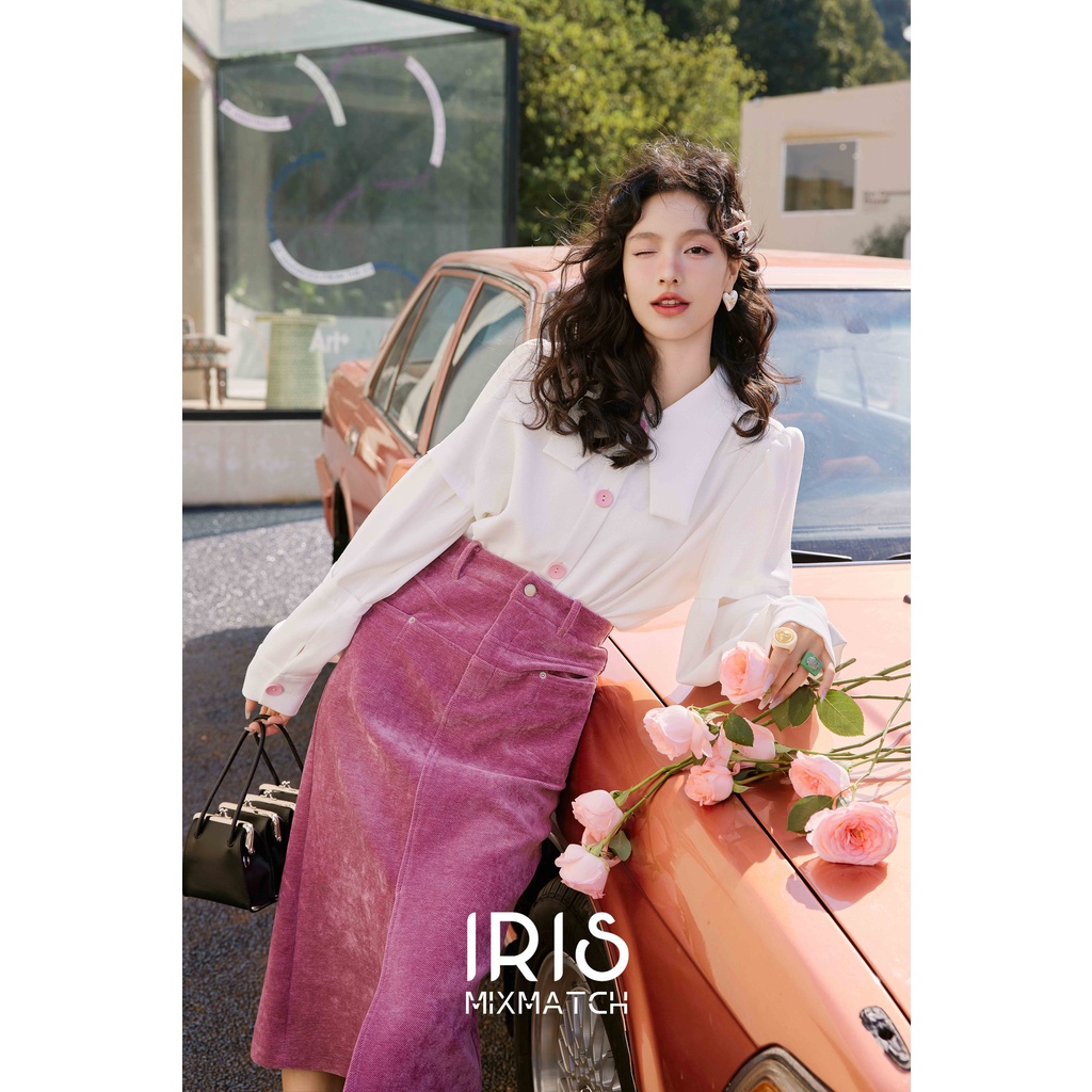 Iris Boutique IS2351581-IK2381397  Sakura shirt-skirt-IRIS FASHION