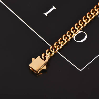 12mm Cuban Link Chain Gold Plated Hypoallergenic Hip Hop Jewelry Necklace For Men Women-silviax
