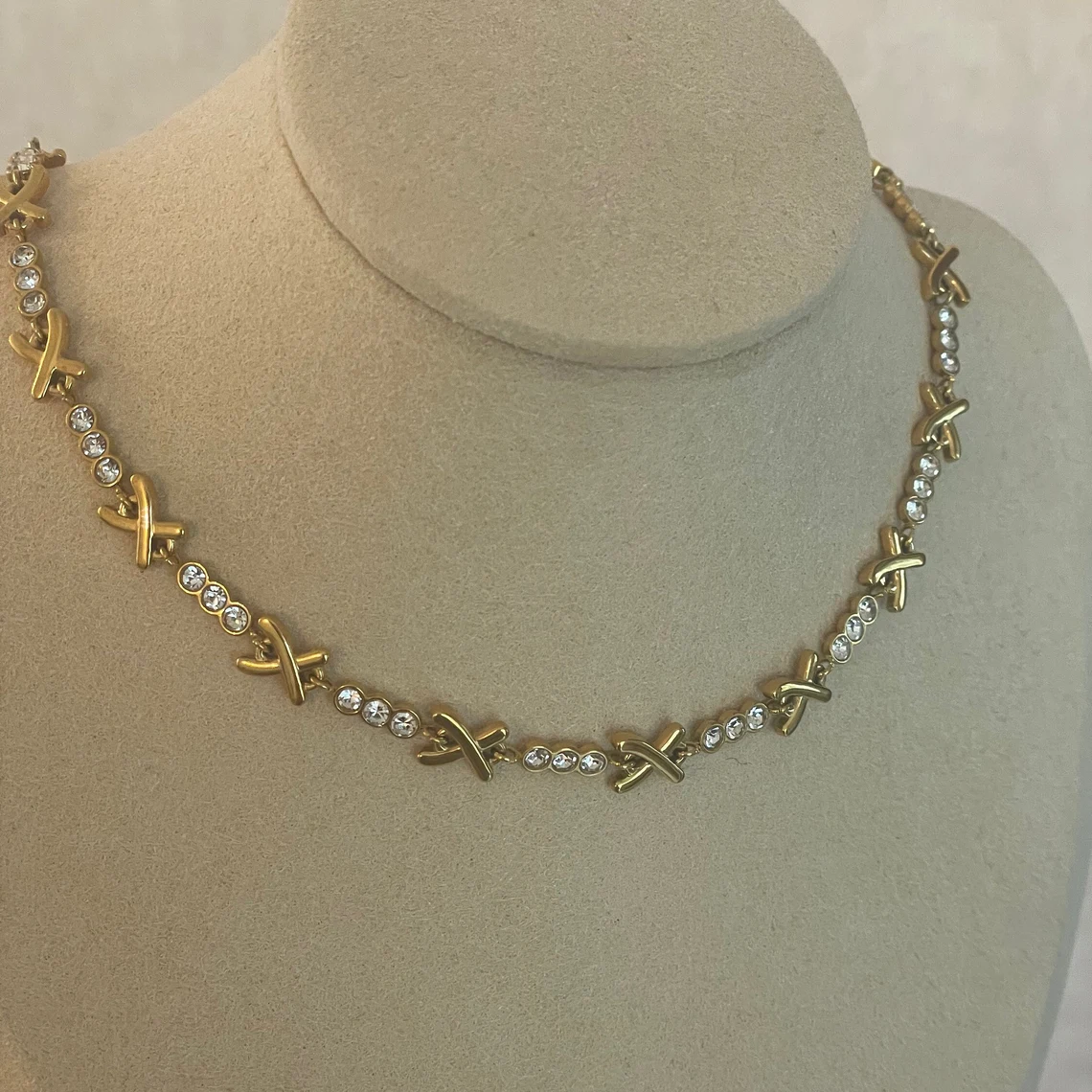 Zirconia Love Island XOXO Choker Necklace -silviax