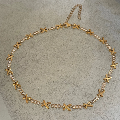 Zirconia Love Island XOXO Choker Necklace -silviax