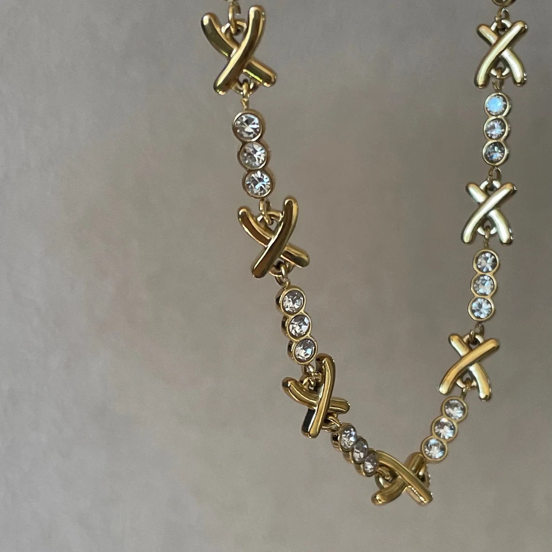 Zirconia Love Island XOXO Choker Necklace -silviax
