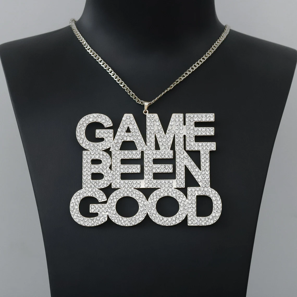 Three Names Custom Necklace Hip Hop Iced Out Pendant Name Necklace -silviax